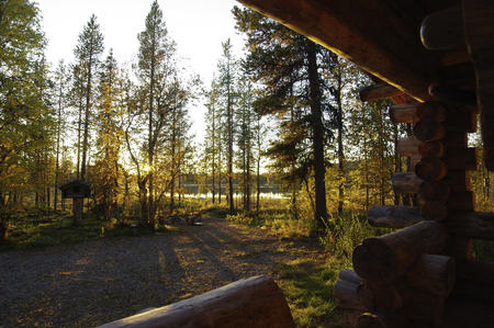  Blick in den Sonnenaufgag von der Veranda des Q860